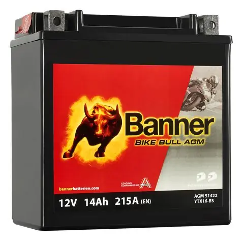 Banner Bike Bull AGM 51422 Startbatteri I lager